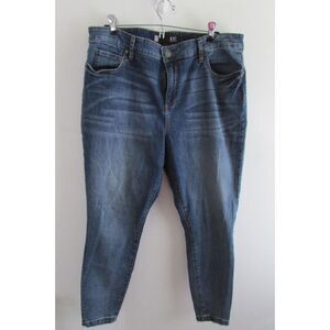 Kut From the Kloth Donna High Rise Ankle Skinny Jeans Size 16